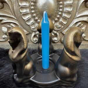 Sphinx Altar Piece  Candle Holder | Egyptian | Crystal Pedestal